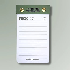 Improper Sheet Notepad