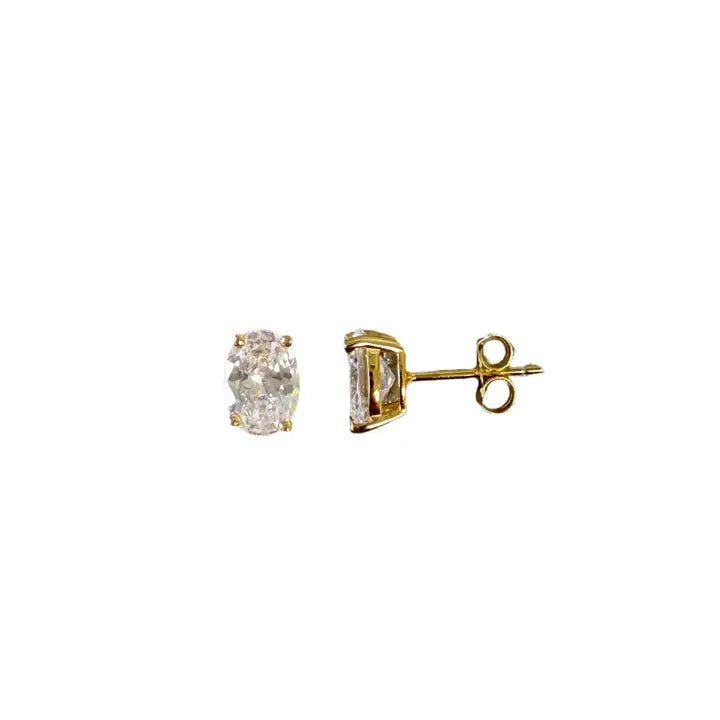Sahira Oval Cut Studs