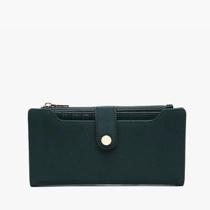 Jen & Co Violet Fold-Out Wallet w/ Card Slot