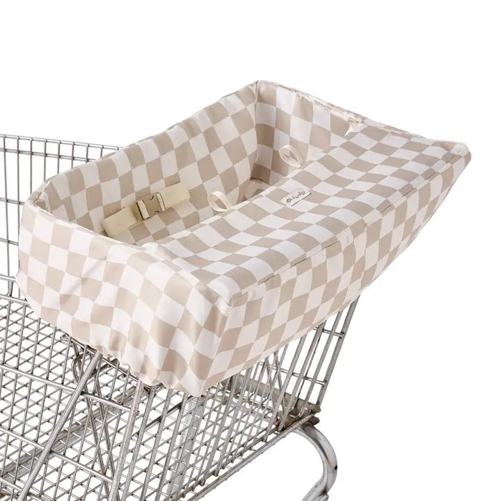 Itzy Ritzy Checkered Itzy Shopping Cart Cover™