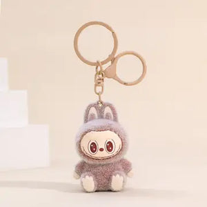 Fluffy Labubu Keychain