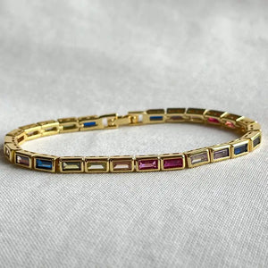 Sahira Lainey Rainbow Tennis Bracelet