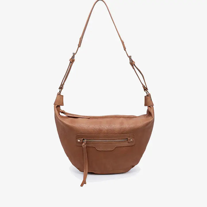 Jen & Co  Leigh Distressed Hobo Bag