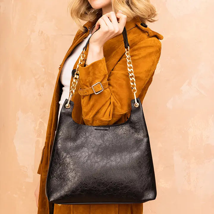 Jen & Co Birch Gloss Shoulder Bag