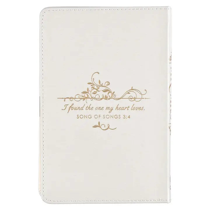 Devotional For Mr. & Mrs. White Faux Leather