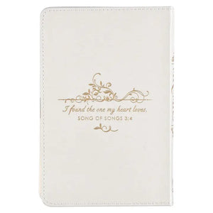 Devotional For Mr. & Mrs. White Faux Leather