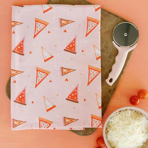 Pizza Pattern Tea Towel