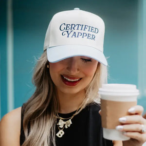 Certified Yapper Two Tone Vintage Hat