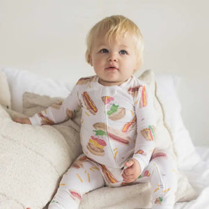 Burt's Bees Baby Hot Dogs & Hamburgers Honeysoft™ Footless Baby Sleeper