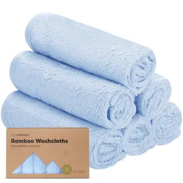 KeaBabies 6 Pack Wash Cloths
