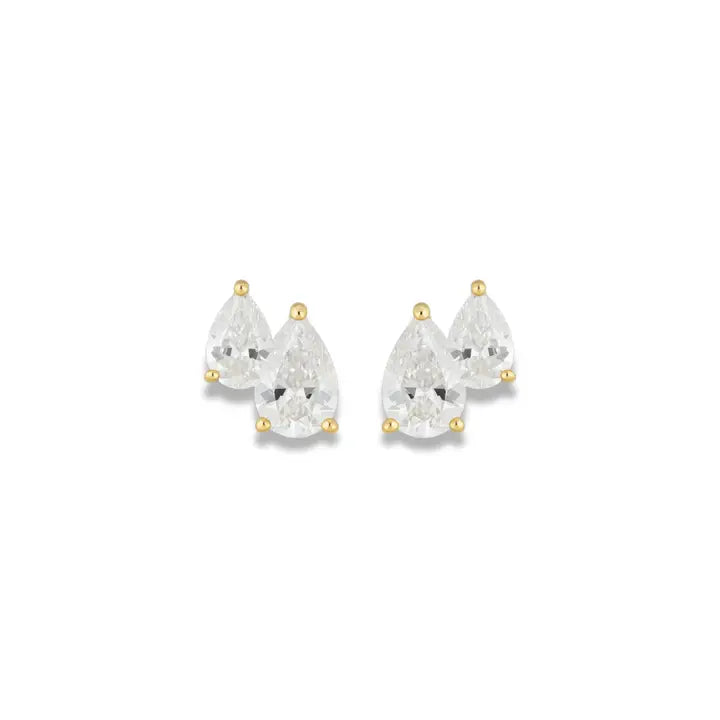 Sahira Harmony Mini Pear Studs