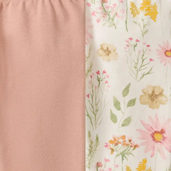 Burt's Bees Baby 2 Pack Wild Floral Leggings