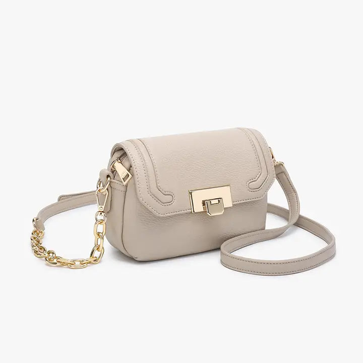 Jen & Co Casablanca Detailed Snap Crossbody