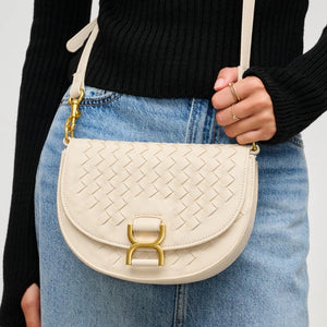 Woven Crossbody w/ Gold Hardware