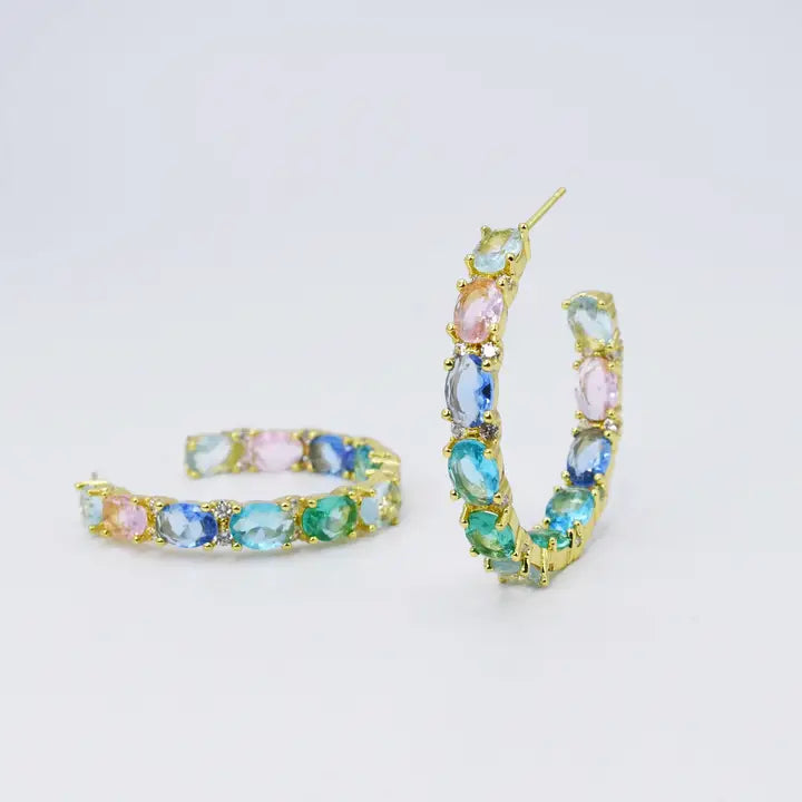 Gold Pastel Dreams Hoop