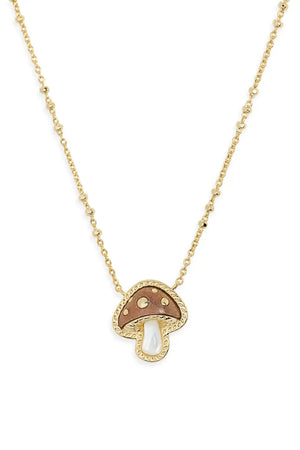 Kendra Scott Gold Mushroom Pendant Necklace