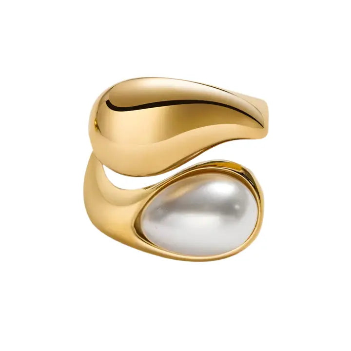 Sahira Cami Pearl Stacked Ring
