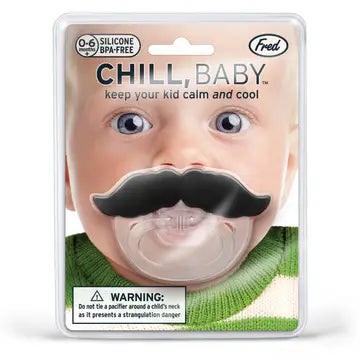 Chill, Baby Mustache Pacifier