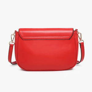 Jen & Co Lindsay Zip Flapover Crossbody