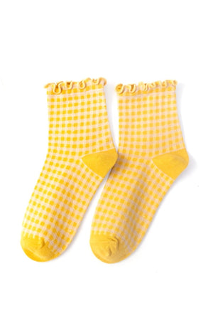 Ruffle Crew Sock