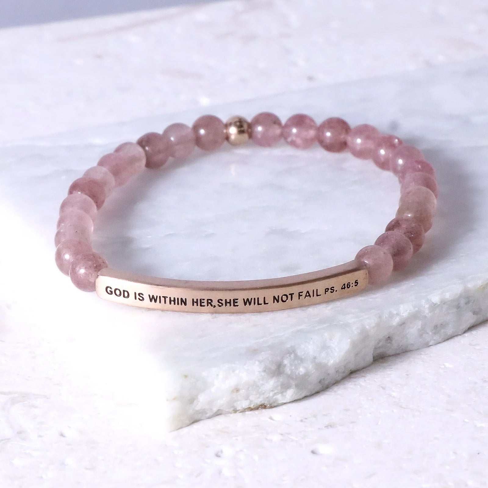 The Inspiration Co Bracelet "God is Within Her She Will Not Fail"