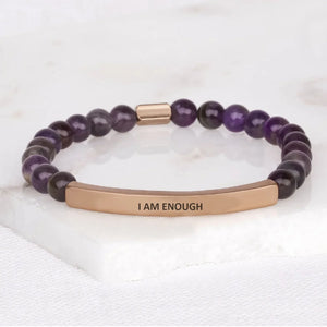 The Inspiration Co Bracelet "I Am Enough"