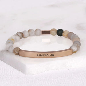 The Inspiration Co Bracelet "I Am Enough"