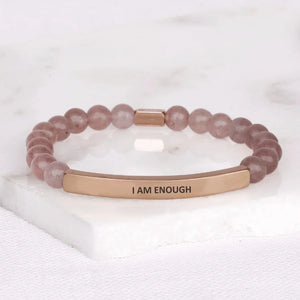 The Inspiration Co Bracelet "I Am Enough"