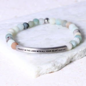 The Inspiration Co Bracelet "Trust In The Lord With All Your Heart"