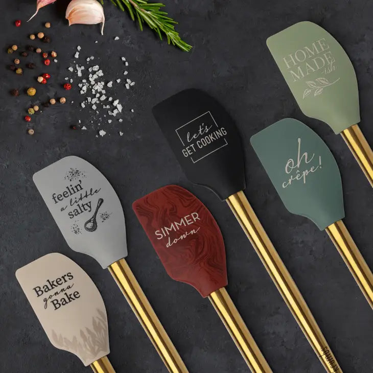 Krumbs Kitchen Spatula with Gold Handle