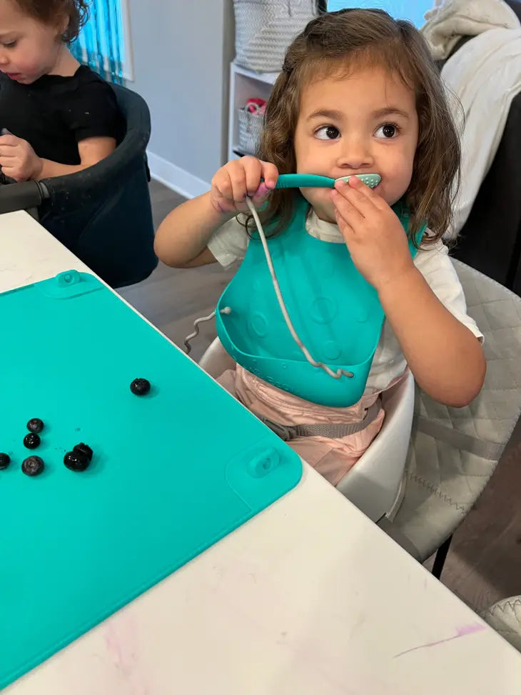 Baby Bungee Bib & Utensil Set